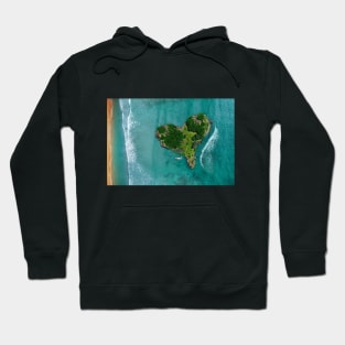 island ocean beach summer vacation Hoodie